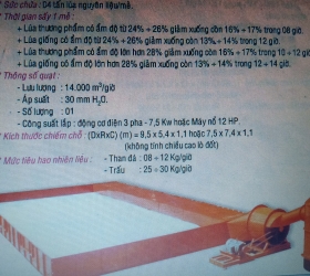 Sấy tĩnh bin tole